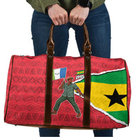 Autonomous Region of Principe Independence Travel Bag with 1995 Flag Design and Cultural Pattern - Wonder Print Shop