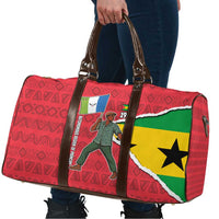 Autonomous Region of Principe Independence Travel Bag with 1995 Flag Design and Cultural Pattern - Wonder Print Shop