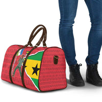 Autonomous Region of Principe Independence Travel Bag with 1995 Flag Design and Cultural Pattern - Wonder Print Shop