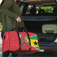 Autonomous Region of Principe Independence Travel Bag with 1995 Flag Design and Cultural Pattern - Wonder Print Shop