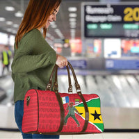 Autonomous Region of Principe Independence Travel Bag with 1995 Flag Design and Cultural Pattern - Wonder Print Shop