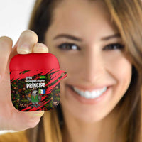 Principe Autonomous Region AirPods Case with Parrot Cacao and 1995 Flag Design - Wonder Print Shop