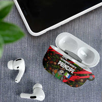 Principe Autonomous Region AirPods Case with Parrot Cacao and 1995 Flag Design - Wonder Print Shop