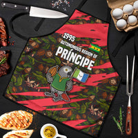 Principe Autonomous Region Apron with Parrot Cacao and 1995 Flag Design - Wonder Print Shop