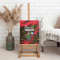 Principe Autonomous Region Canvas Wall Art with Parrot Cacao and 1995 Flag Design - Wonder Print Shop