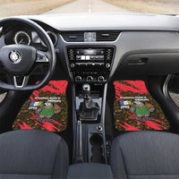 Principe Autonomous Region Car Mats with Parrot Cacao and 1995 Flag Design - Wonder Print Shop