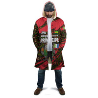 Principe Autonomous Region Cloak with Parrot Cacao and 1995 Flag Design - Wonder Print Shop