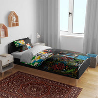 Ska Two Tone Bedding Set with Colorful Checkerboard Music Art Carnival Festival - Wonder Print Shop