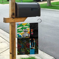 Ska Two Tone Garden Flag with Colorful Checkerboard Music Art Carnival Festival - Wonder Print Shop