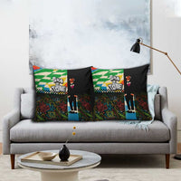 Ska Two Tone Pillow Cover with Colorful Checkerboard Music Art Carnival Festival - Wonder Print Shop