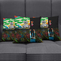 Ska Two Tone Pillow Cover with Colorful Checkerboard Music Art Carnival Festival - Wonder Print Shop