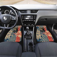 Ska 2 Tone Car Mats Big Ben Dance Two Tone Blue Checkerboard - Wonder Print Shop