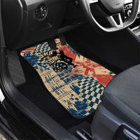 Ska 2 Tone Car Mats Big Ben Dance Two Tone Blue Checkerboard - Wonder Print Shop