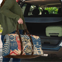 Ska 2 Tone Travel Bag Big Ben Dance Two Tone Blue Checkerboard - Wonder Print Shop