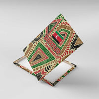 Darfur Sudan Canvas Wall Art with Red Green Beige Tribal Pattern - Wonder Print Shop