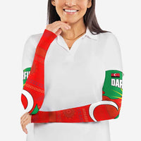 Darfur Sudan Arm Sleeves with Red Green Yellow Crescent Star - Wonder Print Shop