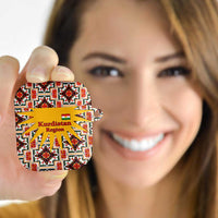 Iraq Kurdistan Region AirPods Case Traditional Pattern Yellow Red Green - Wonder Print Shop