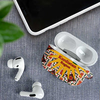 Iraq Kurdistan Region AirPods Case Traditional Pattern Yellow Red Green - Wonder Print Shop