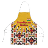 Iraq Kurdistan Region Apron Traditional Pattern Yellow Red Green - Wonder Print Shop