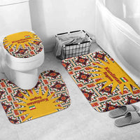 Iraq Kurdistan Region Bathroom Set Traditional Pattern Yellow Red Green - Wonder Print Shop