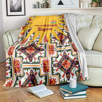 Iraq Kurdistan Region Blanket Traditional Pattern Yellow Red Green - Wonder Print Shop
