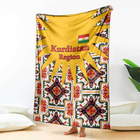 Iraq Kurdistan Region Blanket Traditional Pattern Yellow Red Green - Wonder Print Shop