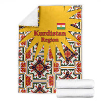 Iraq Kurdistan Region Blanket Traditional Pattern Yellow Red Green - Wonder Print Shop