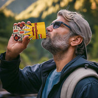 Iraq Kurdistan Region 4 in 1 Can Cooler Tumbler Traditional Pattern Yellow Red Green - Wonder Print Shop