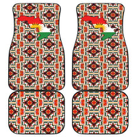 Iraq Kurdistan Region Car Mats Traditional Pattern Yellow Red Green - Wonder Print Shop