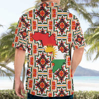 Iraq Kurdistan Region Hawaiian Shirt Traditional Pattern Yellow Red Green - Wonder Print Shop