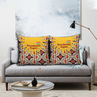 Iraq Kurdistan Region Pillow Cover Traditional Pattern Yellow Red Green - Wonder Print Shop