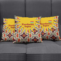 Iraq Kurdistan Region Pillow Cover Traditional Pattern Yellow Red Green - Wonder Print Shop