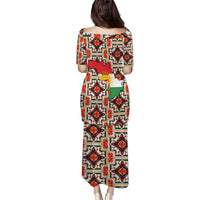 Iraq Kurdistan Region Puletasi Traditional Pattern Yellow Red Green - Wonder Print Shop