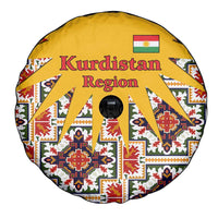 Iraq Kurdistan Region Spare Tire Cover Traditional Pattern Yellow Red Green - Wonder Print Shop