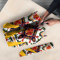 Iraq Kurdistan Region Umbrella Traditional Pattern Yellow Red Green - Wonder Print Shop