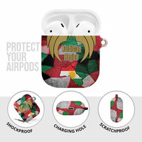 Kurdistan Region Iraq AirPods Case Eagle Emblem Red Green Black - Wonder Print Shop