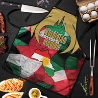 Kurdistan Region Iraq Apron Eagle Emblem Red Green Black - Wonder Print Shop