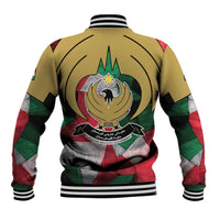 Kurdistan Region Iraq Baseball Jacket Eagle Emblem Red Green Black - Wonder Print Shop