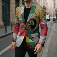 Kurdistan Region Iraq Blazer Eagle Emblem Red Green Black - Wonder Print Shop