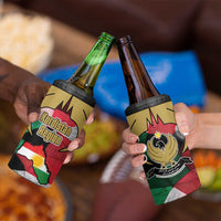 Kurdistan Region Iraq 4 in 1 Can Cooler Tumbler Eagle Emblem Red Green Black - Wonder Print Shop