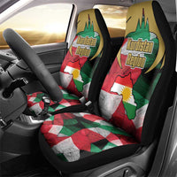 Kurdistan Region Iraq Car Seat Cover Eagle Emblem Red Green Black - Wonder Print Shop