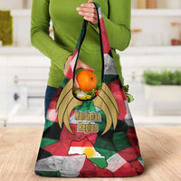 Kurdistan Region Iraq Grocery Bag Eagle Emblem Red Green Black - Wonder Print Shop