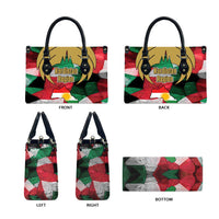 Kurdistan Region Iraq Leather Bag Eagle Emblem Red Green Black - Wonder Print Shop