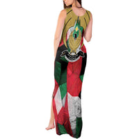 Kurdistan Region Iraq Tank Maxi Dress Eagle Emblem Red Green Black - Wonder Print Shop
