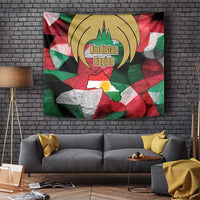 Kurdistan Region Iraq Tapestry Eagle Emblem Red Green Black - Wonder Print Shop