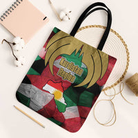 Kurdistan Region Iraq Tote Bag Eagle Emblem Red Green Black - Wonder Print Shop