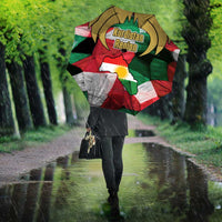 Kurdistan Region Iraq Umbrella Eagle Emblem Red Green Black - Wonder Print Shop