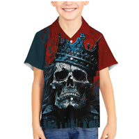 Skull King Family Matching Mermaid Dress and Hawaiian Shirt The Time Is Always Right To Do What Is Right - Wonder Print Shop