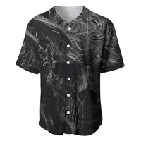 Horror Skull Baseball Jersey Of course i'm going to hell i'm just here to pick you up - Wonder Print Shop