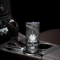 Horror Skull Skinny Tumbler Of course i'm going to hell i'm just here to pick you up - Wonder Print Shop
